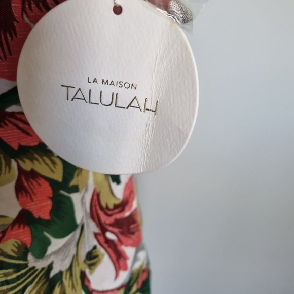Talulah Valentina Multicolour Floral Mini Dress Size S - Picture 7 of 8